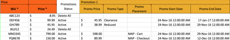 Sell on Walmart: Item Spec Sell on Walmart: Item Spec