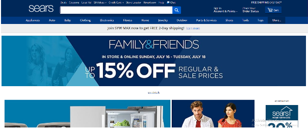 optimize store performance at Sears.com