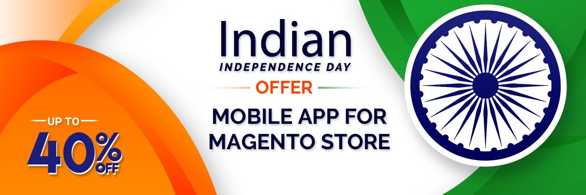 [Upto 40 percent off] Don’t miss this chance to give your Magento Store a customised, native mobile application