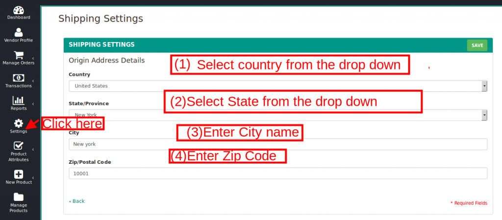 Vendor Order Addon