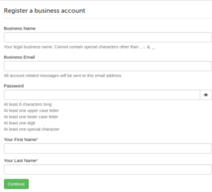 Sell On Pricefalls Registration Form