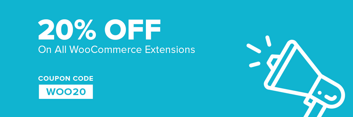 20% offer WooCommerce extensions