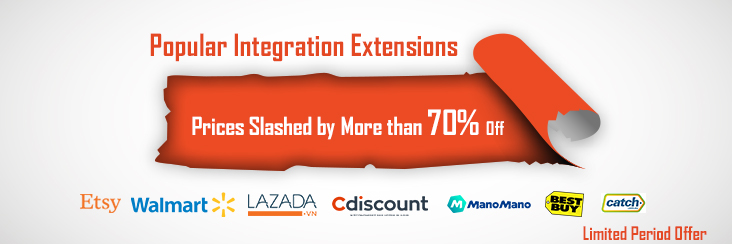 More than 70% OFF on Popular Integration Extensions by CedCommerce