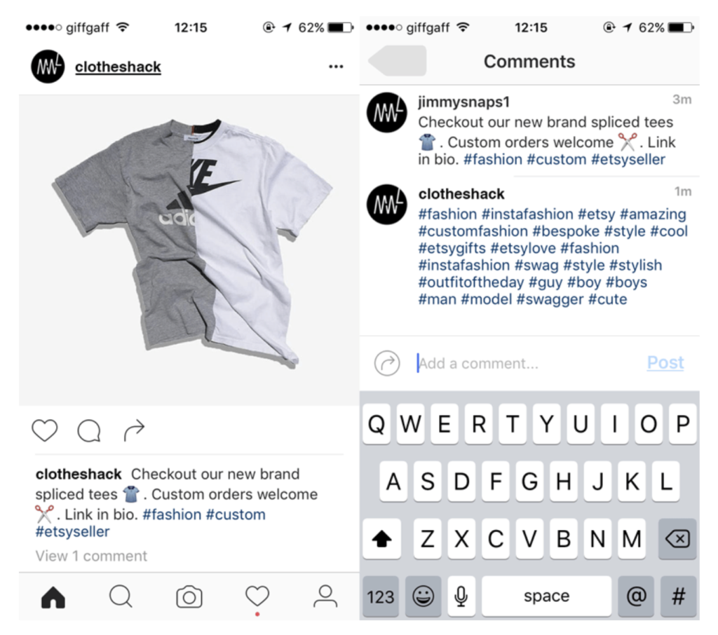 etsy on instagram etsy social media tips
