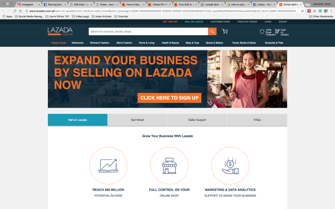 Lazada seller account