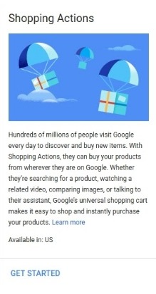 google merchant center programs