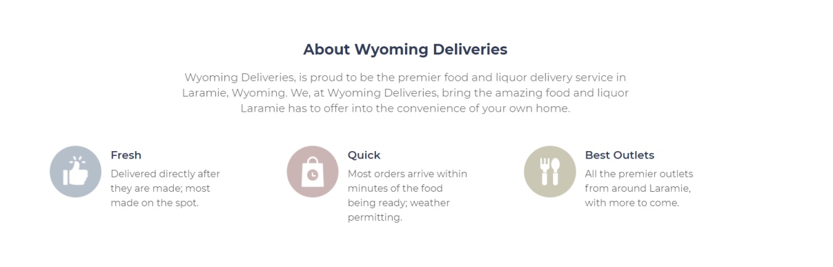 Wyoming Deliveries A Premier Food Liquor Delivery Service