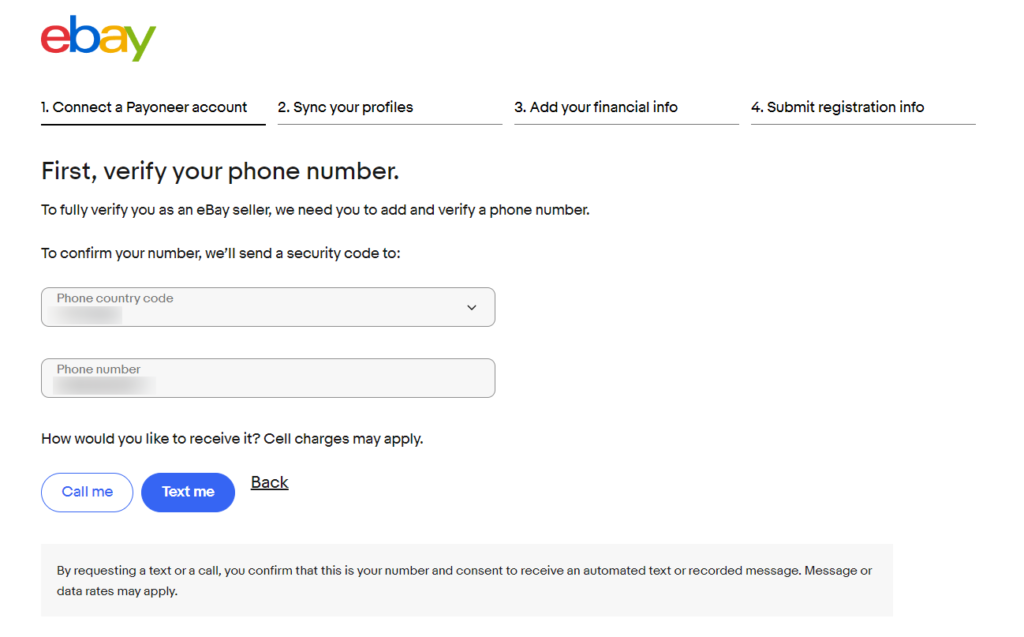 setting up managed payments