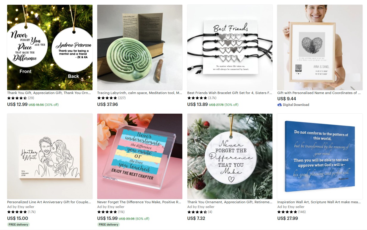 Gifts that serve as a purpose on Etsy - Make it Meaningful