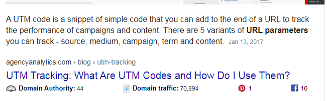 UTM Codes