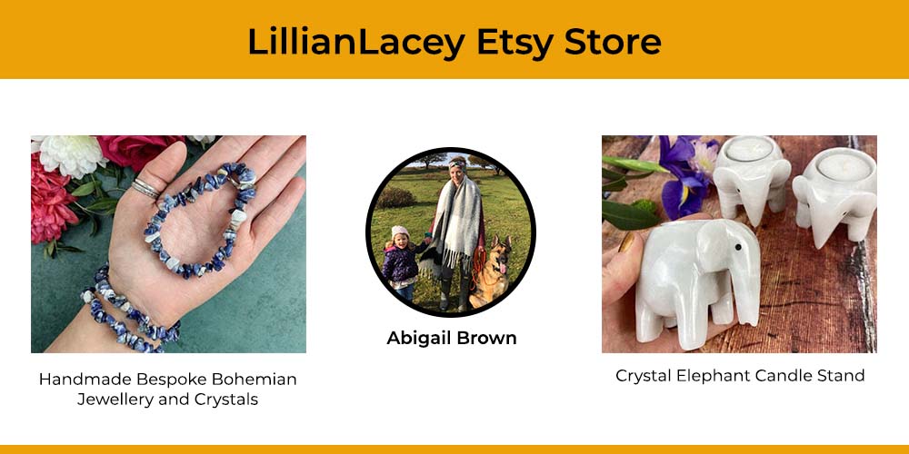 Lilian Lacey - Mom owned Businesses Etsy - Abigail