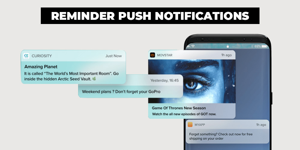 Reminder Push notification