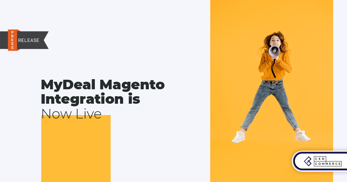 CedCommerce Announces the Launch of New MyDeal Magento Extension!!