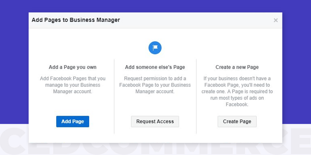 How to add a Facebook Page to the Business Manager