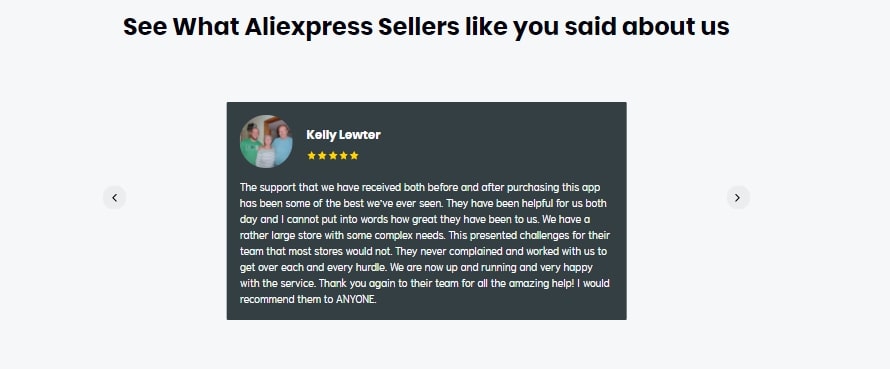 aliexpress seller review