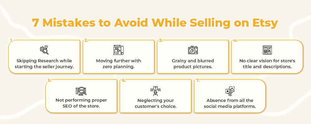 Common Mistakes to Avoid While Selling on Etsy