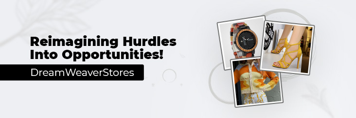 The Images displays a banner image for the Case Study, titled Reimagining Hurdles Into Opportunities- DreamWeaversStore Dream Run