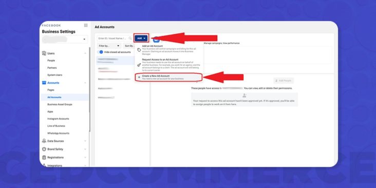A step-by-step guide on how to create an Ad Account on Facebook