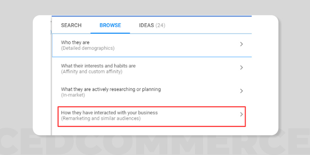 Remarketing and similar audience groups - Performance Max campaigns
