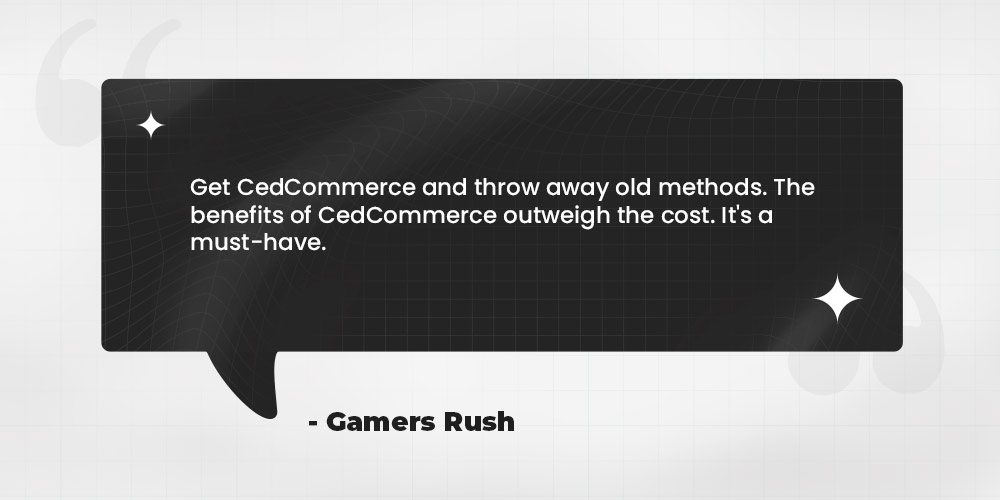 Gamersrush talks about CedCommerce eBay Integration