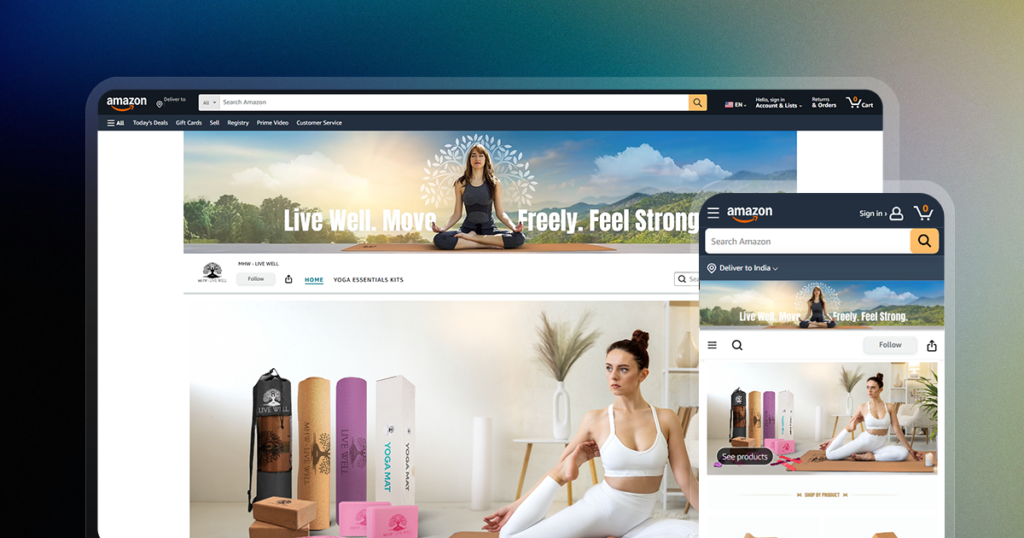 Fitness Brand Amazon Storefront