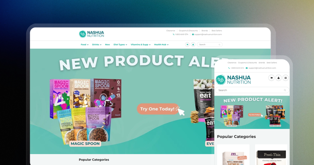 Nashua Nutrition Amazon Storefront