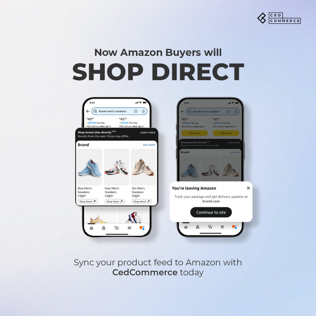 Official product feed syndicator for Amazon Shop Direct- CedCommerce